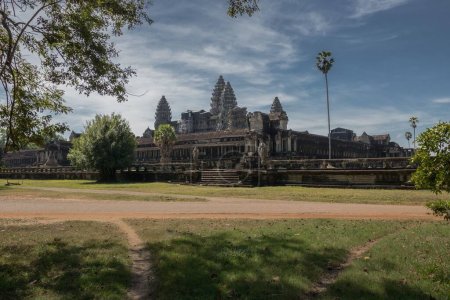 Photo for A beautiful shot of the Angkor Wat Temple in Siem Reap, Cambodia - Royalty Free Image