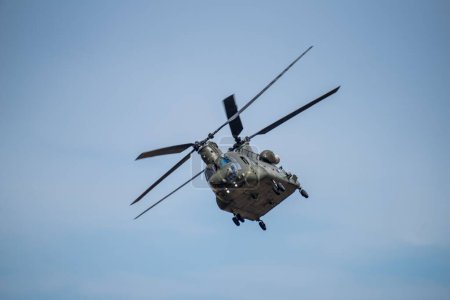 Photo for The Boeing CH-47 Chinook in the sky - Royalty Free Image