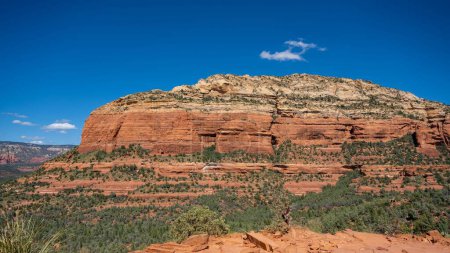 A scenic view of the famous Red Rock Country in Sedona captured on a sunny day