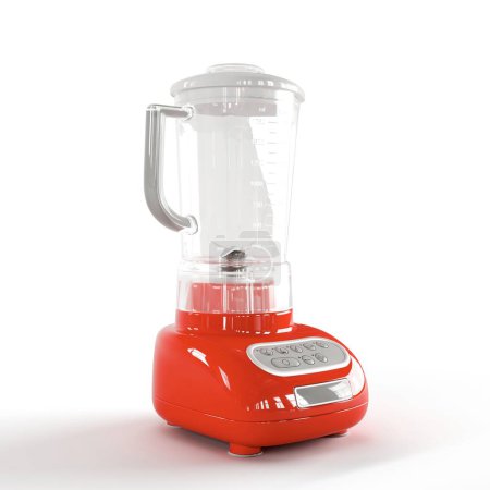 Photo for A 3d illustration of a red blender isolated on a white background - Royalty Free Image