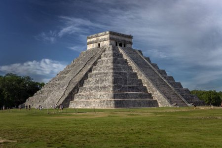 Una vista de cerca de la famosa Chichén Itzá