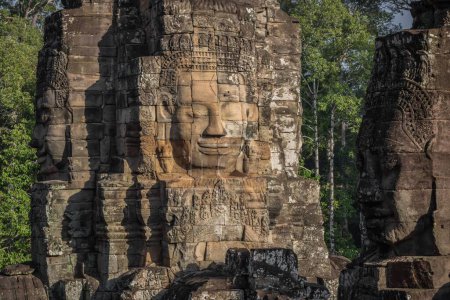 Photo for A beautiful shot of the Bayon Temple at Angkor Wat temple complex in Cambodia - Royalty Free Image