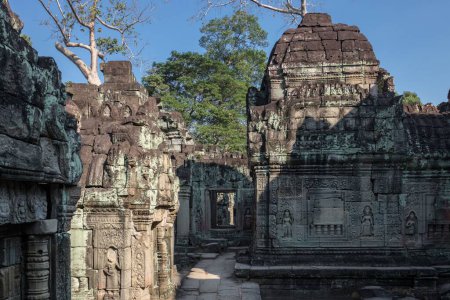 Foto de Una hermosa toma del Templo Angkor Wat en Siem Reap, Camboya - Imagen libre de derechos