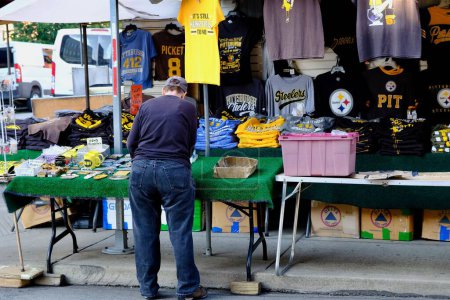 Photo for A street vendor in Pittsburgh Strip District - Royalty Free Image