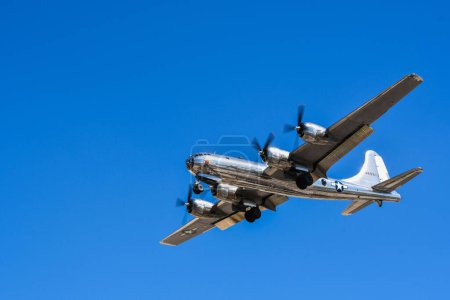Photo for Military aircraft(Boeing B-29 Superfortress) at the MCAS Miramar Air Show 2022 - Royalty Free Image