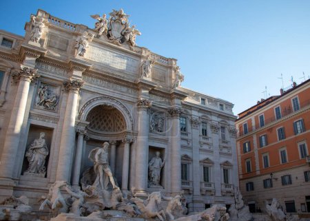 Photo for The Trevi Fountain view in Rome, Italy - Royalty Free Image