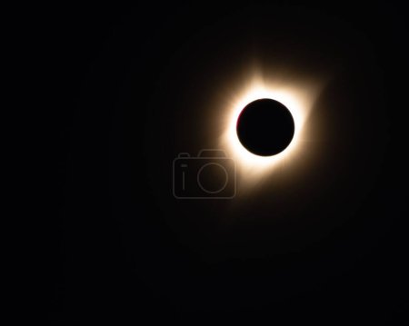 Foto de El eclipse solar total de 2017 visto desde Fossil, Oregon, EE.UU. - Imagen libre de derechos