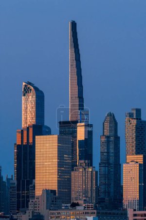 Photo for The famous Steinway Tower during sunset - Royalty Free Image