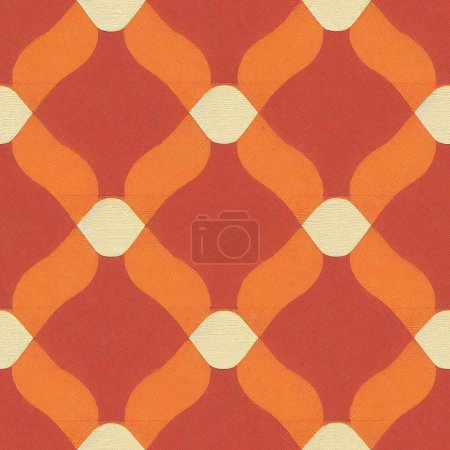 Photo for An illustration of seamless decorative design wallpaper - Royalty Free Image