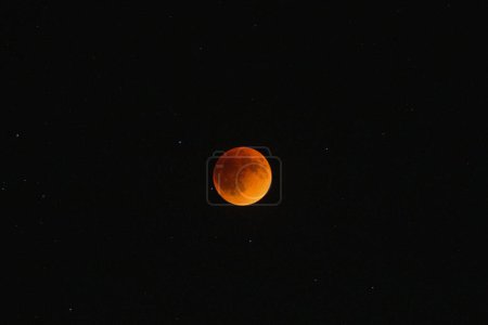 Photo for A red full moon in night sky - Royalty Free Image