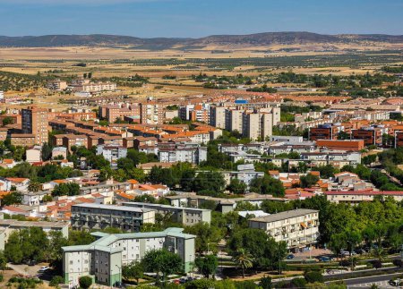 Téléchargez les photos : Une vue panoramique de bâtiments à Ciudad Real en Espagne - en image libre de droit