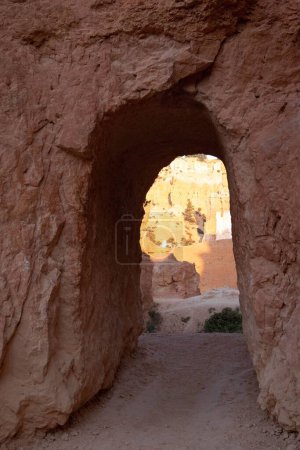 Téléchargez les photos : Un plan vertical de l'arche de pierre dans le canyon de Bryce par une journée ensoleillée dans l'Utah, États-Unis - en image libre de droit