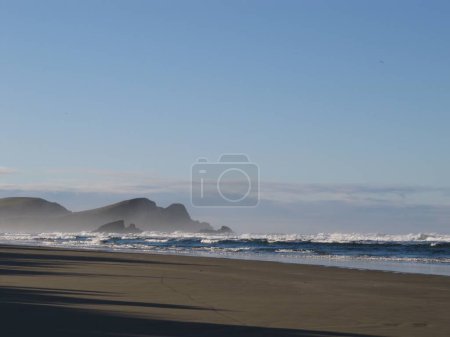 Téléchargez les photos : Une vue panoramique d'une plage en Nouvelle-Zélande - en image libre de droit