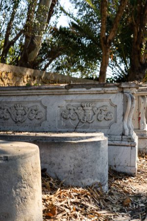 Photo for An old Jewish cemetery in the city of Tanger - Royalty Free Image