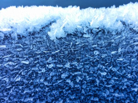 Foto de Un primer plano de la textura del hielo - Imagen libre de derechos