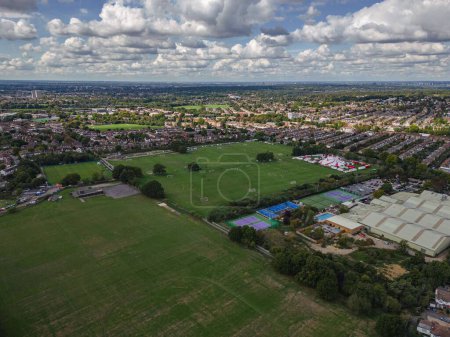 Photo for An aerial view of the Prince George's Field Open Land - Royalty Free Image