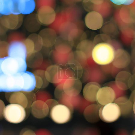 Photo for A bokeh blurred background of the night city lights - Royalty Free Image