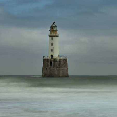 Téléchargez les photos : Une vue rapprochée du phare de Rattray Head - en image libre de droit