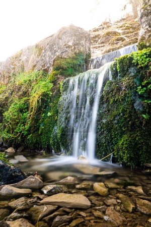 Photo for A vertical shot of a beautiful waterfall. - Royalty Free Image