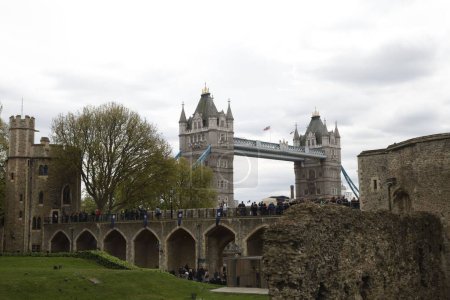 Photo for A beautiful shot of the historic London Bridge and the Tower of London - Royalty Free Image