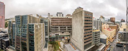 Téléchargez les photos : Une vue panoramique des immeubles de grande hauteur à Wellington, Nouvelle-Zélande - en image libre de droit