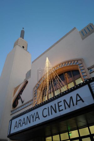 Photo for Aranya Cinema with Christmas decoration - Royalty Free Image