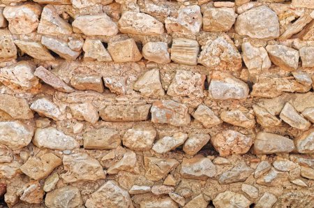 Foto de Fondo de textura de muro de piedra en España, Provincia de Valencia, Ciudad de Denia - Imagen libre de derechos