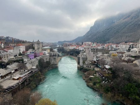 Photo for Old bridge in Mostar Bosnia and Herzegovina - Royalty Free Image
