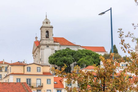 Photo for Parish Church of Sao Miguel in Alfama Lisbon, Portugal - Royalty Free Image