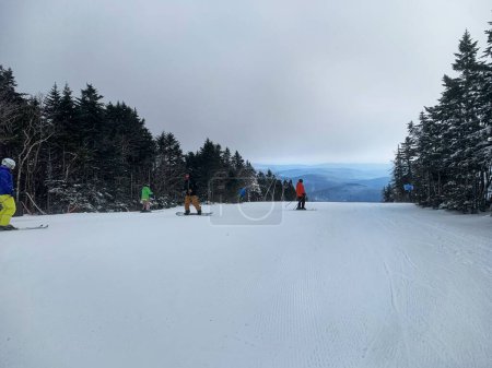 Photo for Cloudy day. Killington Ski Resort, Vermont, New England - Royalty Free Image