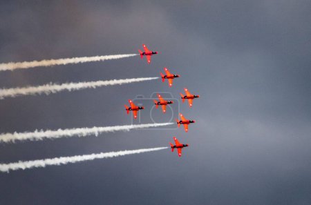Foto de Flechas rojas de Swansea Airshow 2022 - Imagen libre de derechos