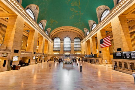 Photo for A low-angle of Grand Central Terminal, New York city - Royalty Free Image