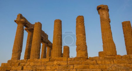 Foto de Las ruinas antiguas en el Valle de los Templos, Sicilia - Imagen libre de derechos