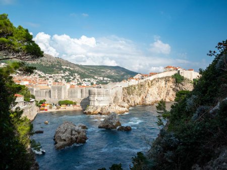 Foto de Una vista panorámica de la fortaleza de Bokar situada en Dubrovnik, Croacia. - Imagen libre de derechos