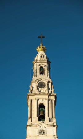 Photo for The Sanctuary of Our Lady of Fatima in Portugal against a blue sky - Royalty Free Image