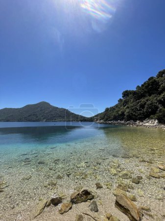 Photo for This is the view from the Sobra beach located on the Mljet Island in croatia. - Royalty Free Image
