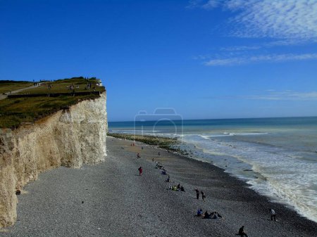 Téléchargez les photos : The Birling Gap et les sept falaises sœurs, Eastbourne, Royaume-Uni - en image libre de droit