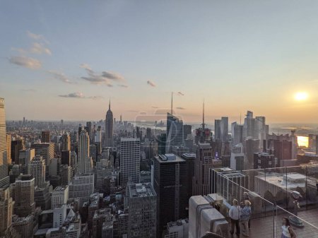 Photo for View from the Top of the Rock to Downtown Manhattan. - Royalty Free Image