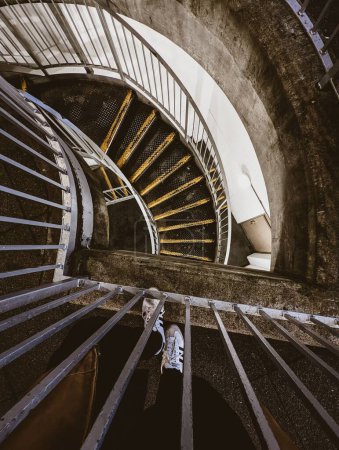 Photo for A vertical high angle shot of the stairs - Royalty Free Image