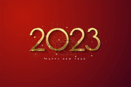 Photo for The New Year greeting card design idea. Happy New Year 2023. - Royalty Free Image