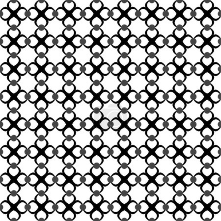 Ilustración de Un patrón sin costuras en blanco y negro para texturas y superposiciones - Imagen libre de derechos
