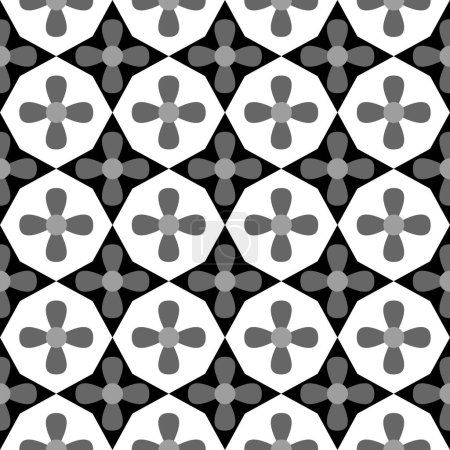 Ilustración de Un patrón sin costuras en blanco y negro para texturas y superposiciones - Imagen libre de derechos