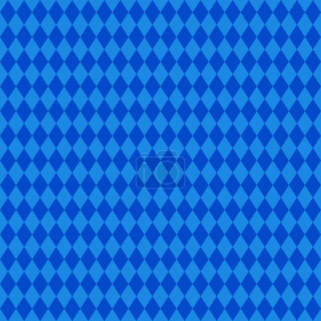 Illustration for A seamless pattern background with dark blue geometric diamonds - Royalty Free Image