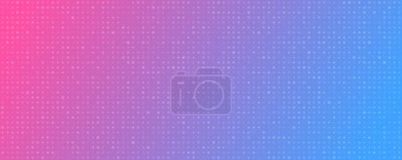 Illustration for Abstract gradient geometric background of squares. Pink and blue pixel backgrounds with empty space. Vector illustration - Royalty Free Image