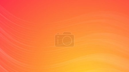Photo for Modern orange gradient backgrounds with wave lines. Header banner. Bright geometric abstract presentation backdrops. Vector illustration - Royalty Free Image