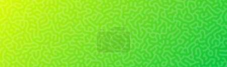 Ilustración de Fondo de gradiente de reacción Turing verde. Patrón abstracto de difusión con formas caóticas. Ilustración vectorial - Imagen libre de derechos