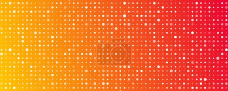 Ilustración de Fondo geométrico abstracto de cuadrados. Fondo de píxeles naranja con espacio vacío. Ilustración vectorial - Imagen libre de derechos