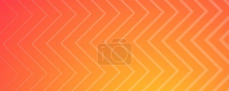 Illustration for Modern orange gradient backgrounds with lines. Header banner. Bright geometric abstract presentation backdrops. Vector illustration - Royalty Free Image