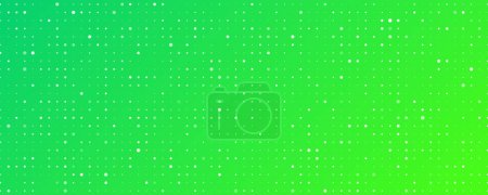 Illustration for Abstract geometric background of squares. Green pixel background with empty space. Vector illustration - Royalty Free Image
