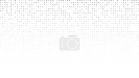 Illustration for Halftone background with dots. Black and white pop art pattern in comic style. Monochrome dot texture. Vector illustration - Royalty Free Image